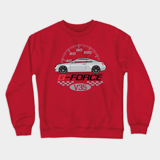 G-Force V35 Silver Crewneck Sweatshirt by JRCustoms44